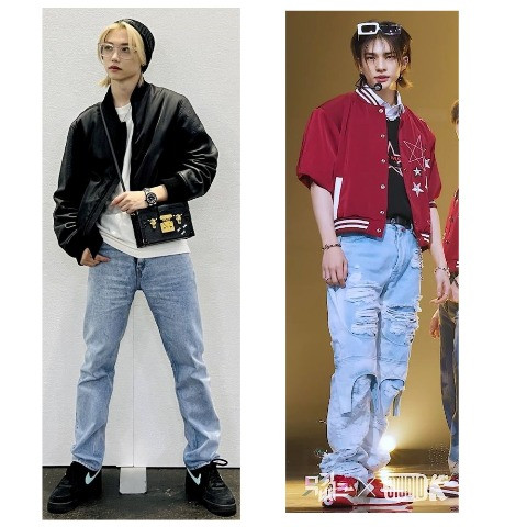 Дакимакура 150 х 50 см Фелікс Хьйонджин Стрей Кідс Stray Kids Hyunjin Felix Подушка + наволочка двостороння, фото 1