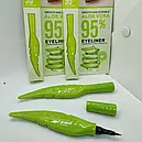 Підводка (фломастер) для очей 95% aloe vera nyf чорна, фото 5