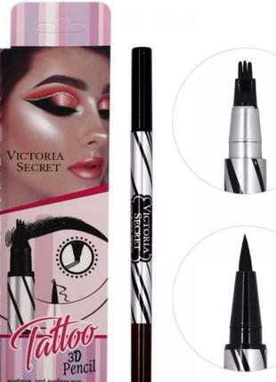 Підводка для очей і брів Victoria's Secret 3d Pencil 2 в 1, фото 1