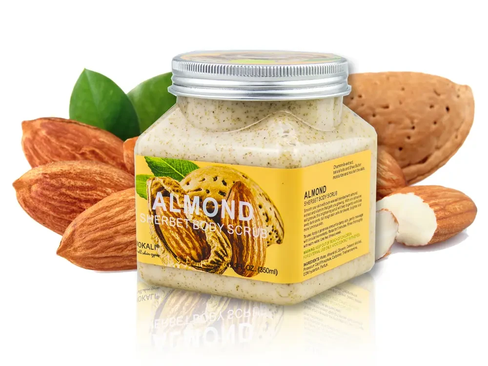 Скраб для тіла Wokali Almond Sherbet Body Scrub 350 мл