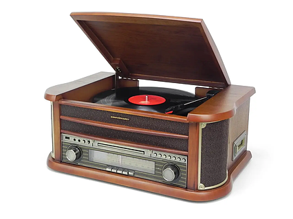 Музичний центр Вініловий програвач Soundmaster NR540 Nostalgia Stereo DAB+/FM, Німеччина, фото 1