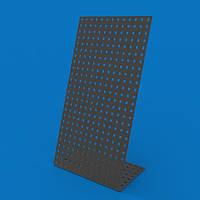 Перфорований стенд настільний 20х36, похилий, чорний