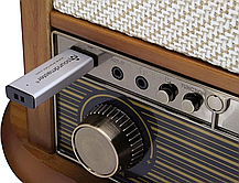 Уцінка Музичний центр Вініловий програвач Soundmaster NR546be Nostalgia Stereo DAB+/FM, Німеччина, фото 6