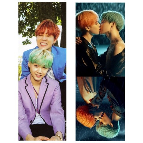 Дакімакура 180х60 см Пак Чімін Шуга Мін Юнги BTS Yoonmin Jimin Shuga Min Yoongi  Подушка з наволочкою обнімашка, фото 1