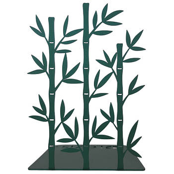 Металевий упор для книг Glozis Bamboo (зелений)