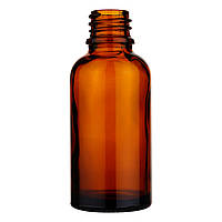 Флакон косметичний скляний 30 мл бурштиновий NEW (Тара для косметики)