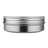 Баночка косметична алюміній 60 мл (срібло), фото 3