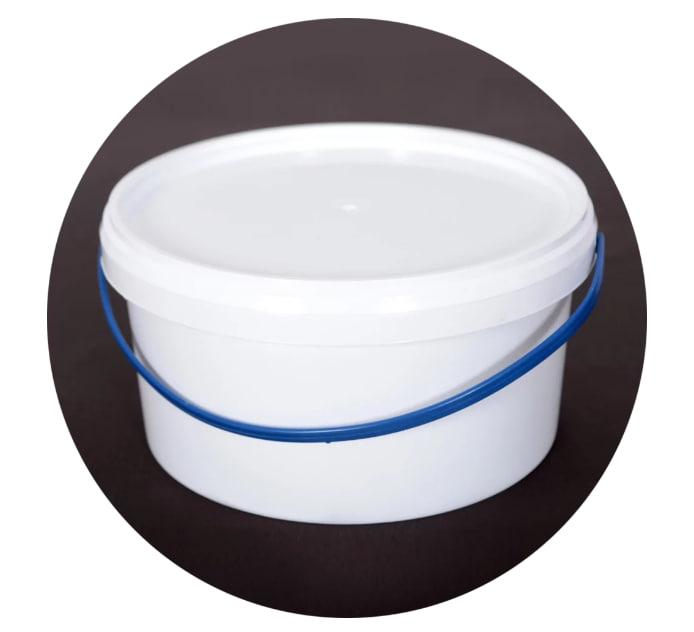 Відро харчове Ø221 мм. h=112 мм. 3 л. біле