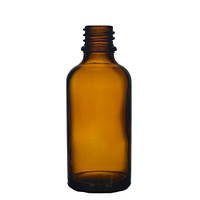 Флакон косметичний скляний 50 мл (бурштиновий) (Тара для косметики)