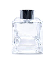 Флакон для аромадифузора зі сріблястою кришечкою 100 мл (прозорий)