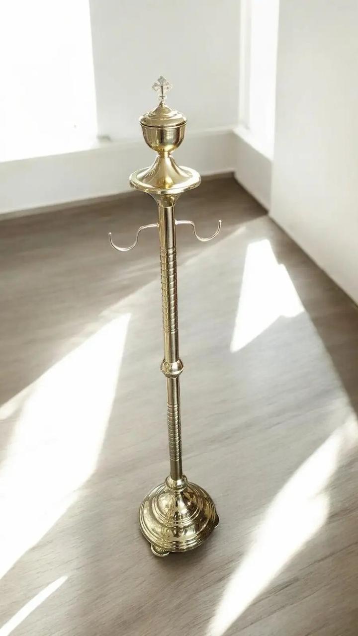 Підставка під кадило з хрестом (латунь), фото 1