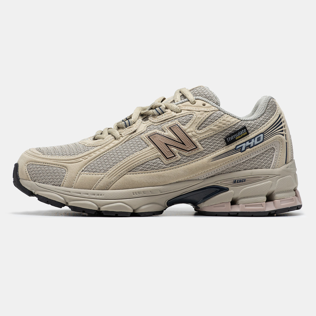 Зимові Чоловічі Кросівки New Balance 740 Thinsulate Beige Termo Gore-Tex | бежеві, водостійкі, утеплені, розміри 41–45