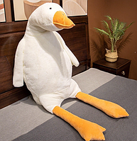 Іграшка плюшева для дітей гусак 130см гіпоалергенна іграшка обіймашка