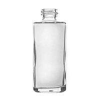 Флакон косметичний циліндричний скляний 50 мл d20 прозорий (Тара для косметики)