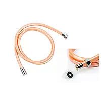 Шланг для душа ANGO, ПХВ 150 см, квадратний перетин, помаранчевий