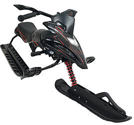 Рульові санки до 80 кг Санки для дітей Дитячі рульові санки з гальмом та тяговим тросом