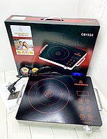 Якісна настільна інфрачервона електроплита на 1 конфорку одноконфоркові електроплитки настільні 2000W