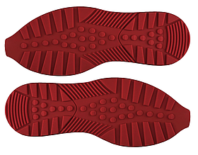 Гумовий слід-лаваш CASALi Action Італія колір червоний