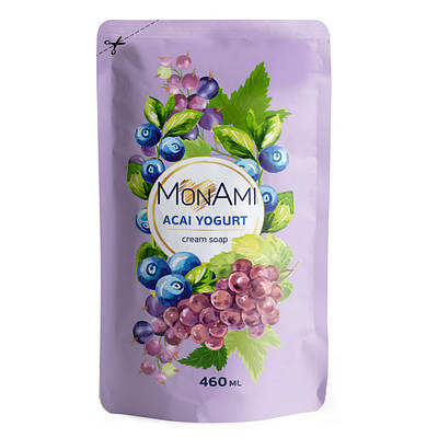 Мило рідке Mon Ami Йогурт асаї, 460 мл