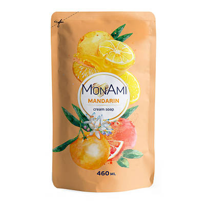 Мило рідке Mon Ami Мандарин, 460 мл