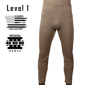 Термоштани, Розмір: Large Long,  ECWCS GEN III Level 1, Колір: Dark Tan