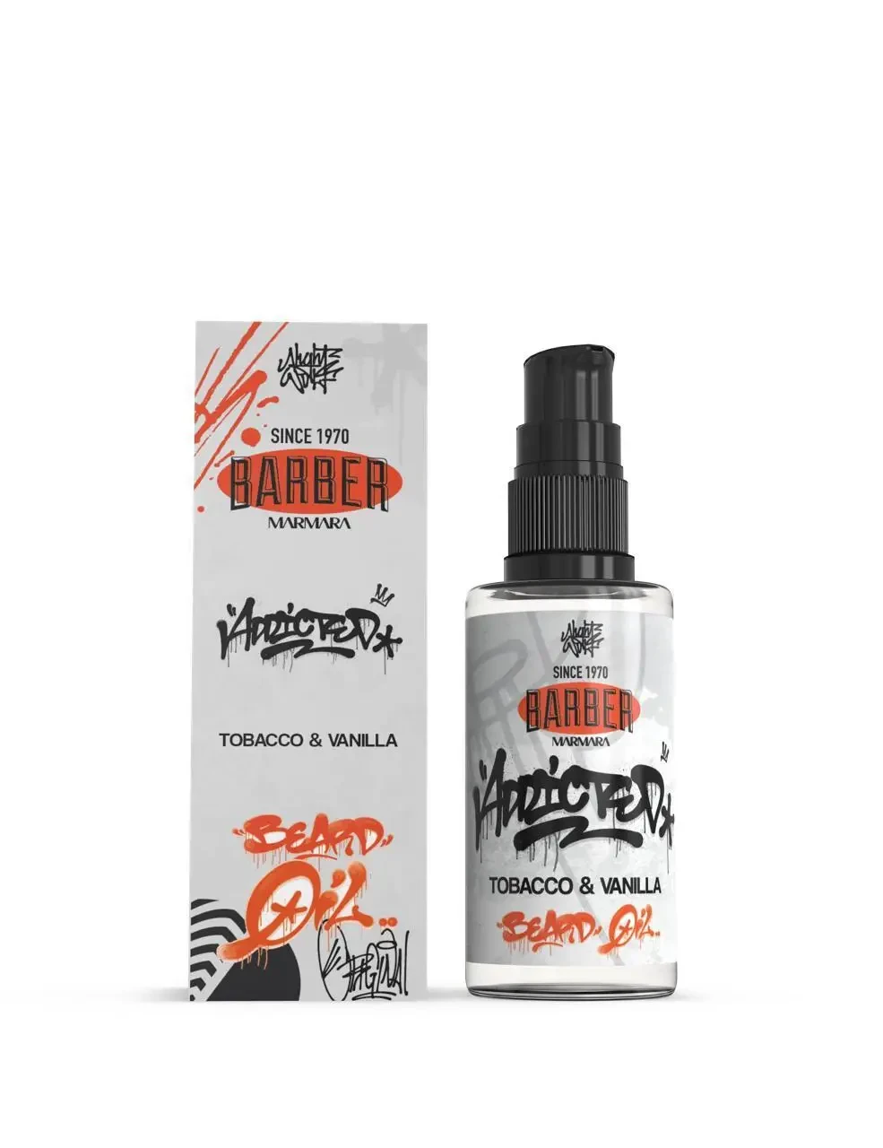 Олія для бороди Marmara BARBER BEARD OIL 50 ML TOBACCO & VANILLA