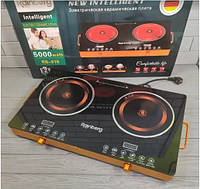 Плита інфрачервона Райнберг Німеччина 5000W сенсорна на 2 конфорки UI 895 LF