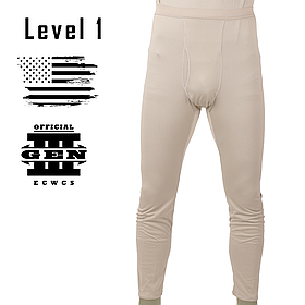 Термоштани, Розмір: Medium Regular, ECWCS GEN III Level 1, Колір: Desert Sand
