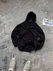 Оверсайз худі унісекс з начосом Over чорний