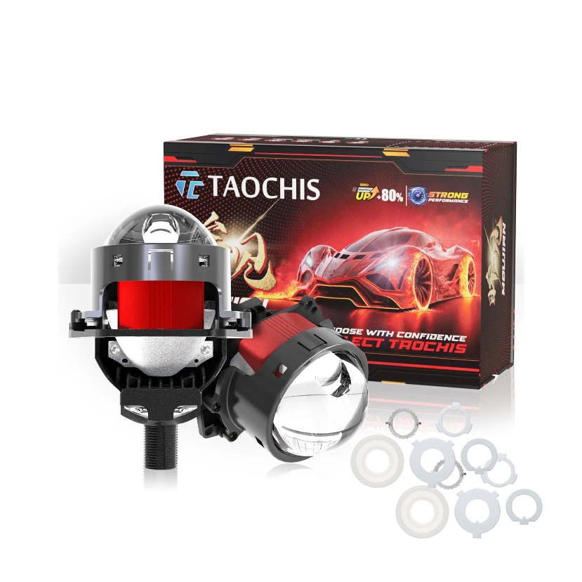 Автомобільні BI-LED лінзи Taochis MJS 3,0 дюйма 48Вт / 75Вт 12В 5500К
