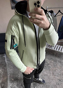 Зимова кофта на змійці м'ята Grand