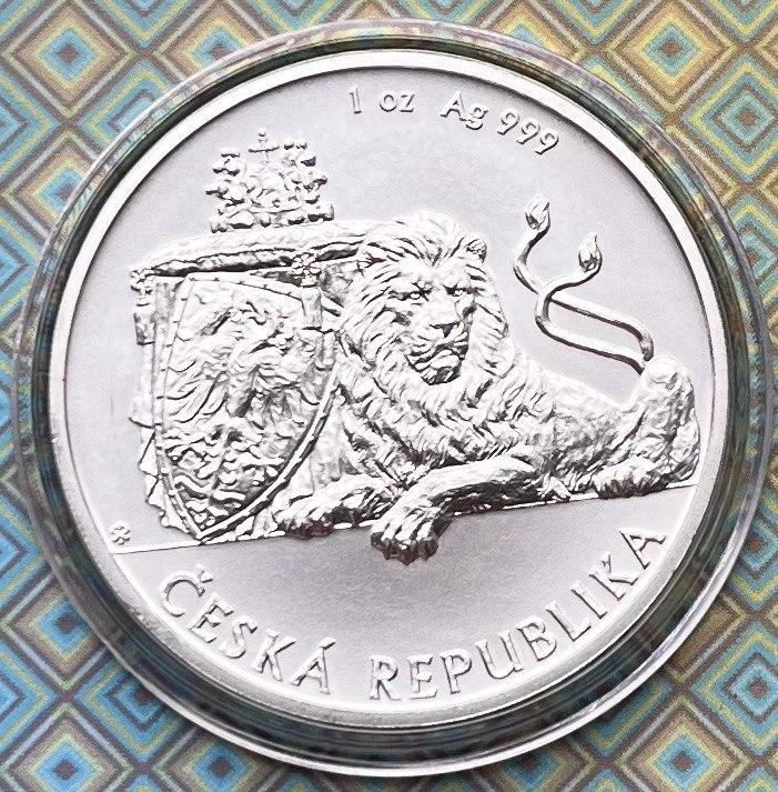 Срібна Монета Ніуе 2 долари 2019 р. Чеська республіка