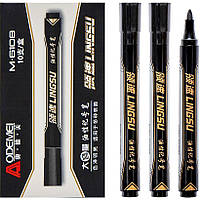 Маркер перманентний чорний 6108 "Odemei"