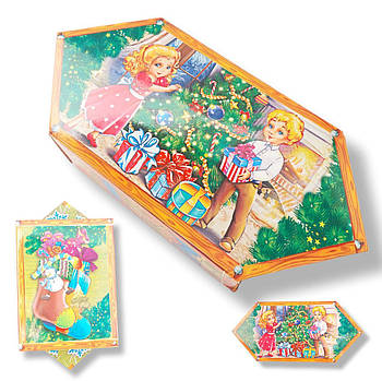 Упаковка для цукерок Новий рік 150-200 грам