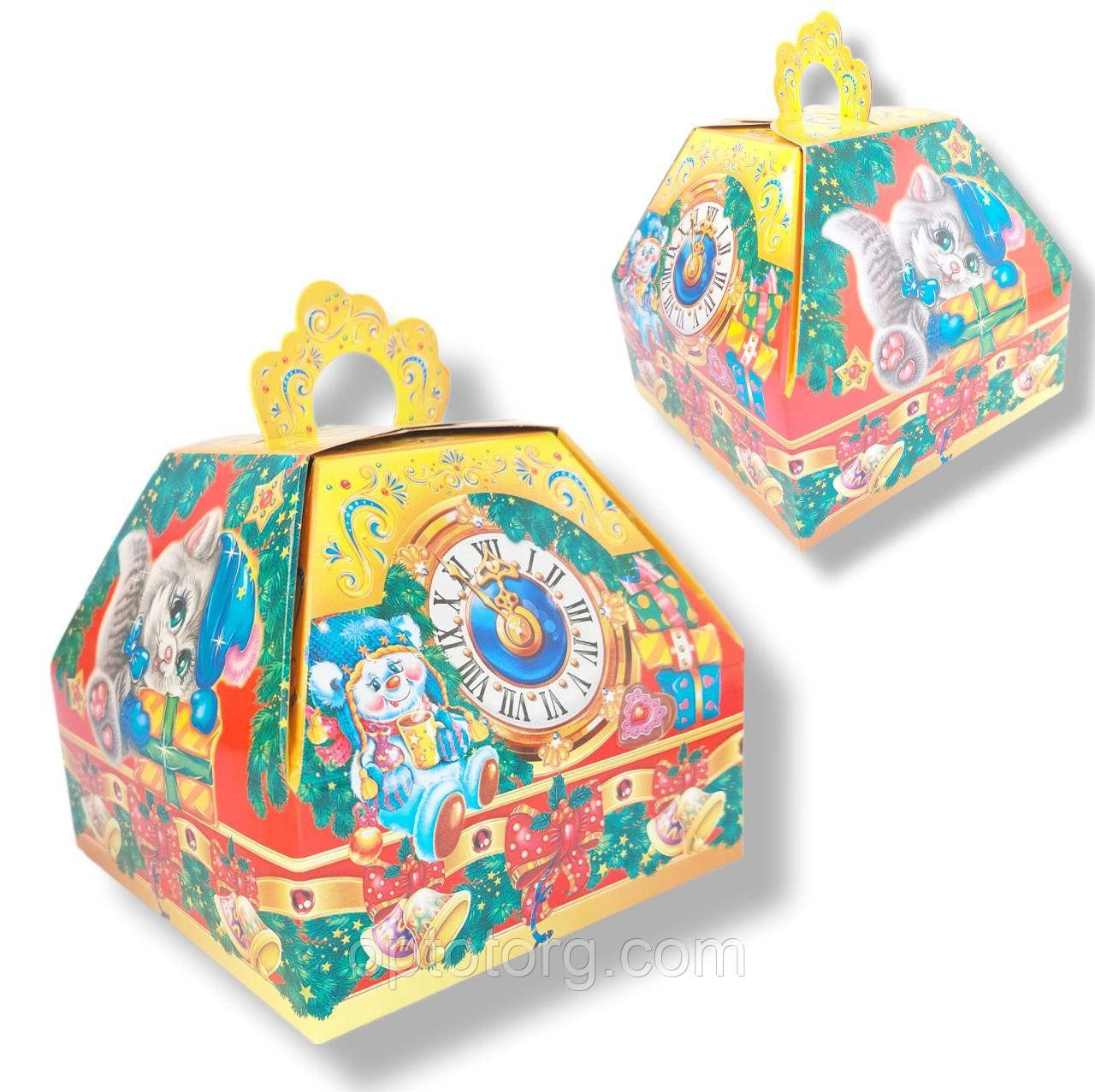 Упаковка для цукерок Новий рік 300 грам, фото 1