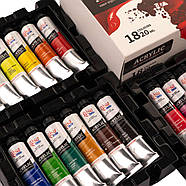 Фарби акрилові Rosa Studio набір 18 кв. по 20 мл 9074770, фото 5