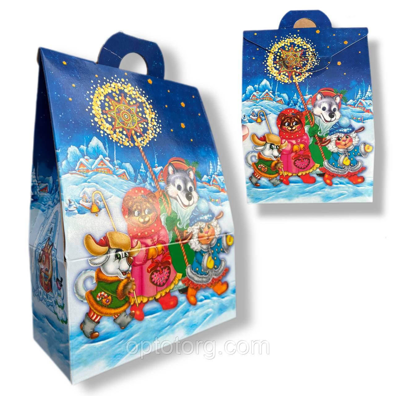 Упаковка для цукерок Новый год 500 грам, фото 1