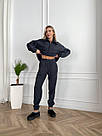 Костюм ФЛІСОВИЙ ЖІНОЧИЙ прогулянковий р.40-62 ГРАФІТ TEVI 5270/1, фото 4
