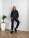 Костюм ФЛІСОВИЙ ЖІНОЧИЙ прогулянковий р.40-62 ГРАФІТ TEVI 5270/1, фото 10