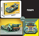 Конструктор 096 K “Автомобіль для перегонів”, 298 деталей, наліпки, в коробці, фото 3