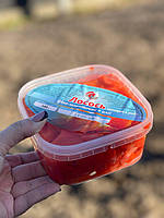 Лосось філе-шматочки в олії пресерва 500 грам