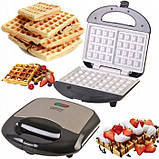 Електрична вафельниця, бельгійські вафлі Camry CR 3019 (700 Вт, антипригарне покриття), фото 6