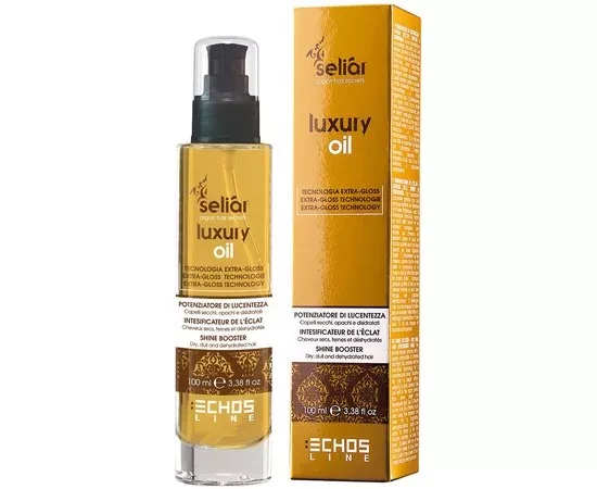 Олія для блиску волосся Echosline Seliar Luxury 100мл, фото 1