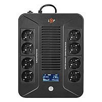 Джерело безперебійного живлення LogicPower LP-UL1000VA-8PS (600Вт) з акумулятором