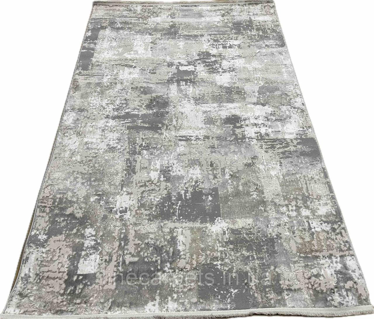 Сучасний турецький килим VOYAGE 2401A GREY-L.GREY