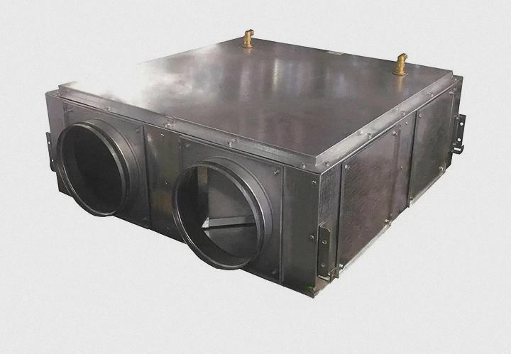 Пластинчастий рекуператор для круглих каналів C-PKT-K-100, фото 1