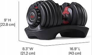 Регульована гантель Bowflex 552i Select Tech 2-24кг