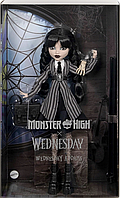 Лялька Monster High X Wednesday Венздей у шкільній формі