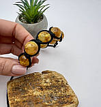 Мужской браслет шамбала из янтаря, чоловічий браслет шамбала з бурштину, фото 4