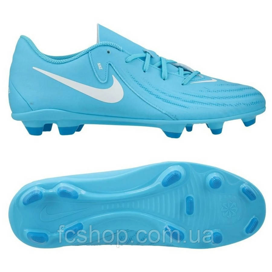 Бутси Nike PHANTOM GX II CLUB FG/MG FJ2557-400, Синій, Розмір (EU) — 45.5